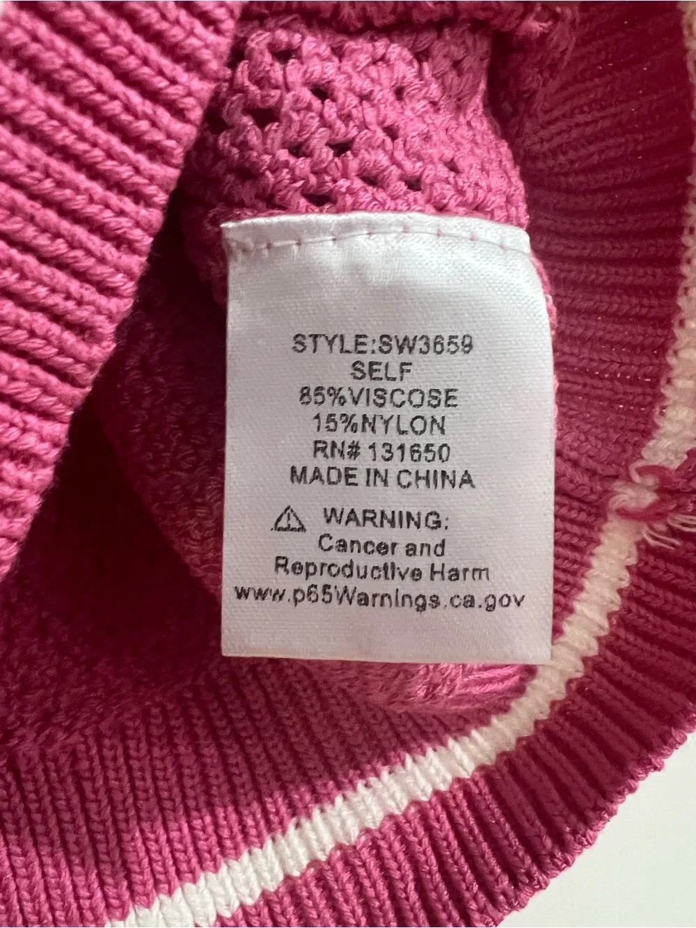 36point5 Pink Knit Matching Set Polo Sweater Top Jogger Pants 2 Piece Set